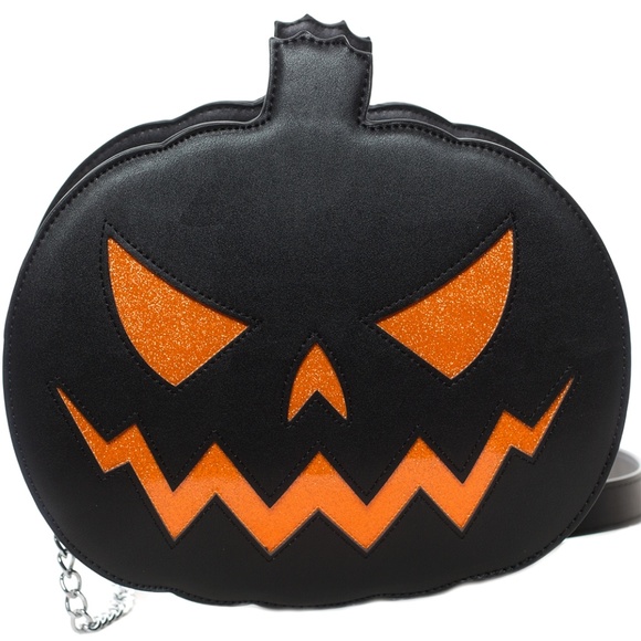 Sourpuss Handbags - Sourpuss Sparkle Pumpkin Purse